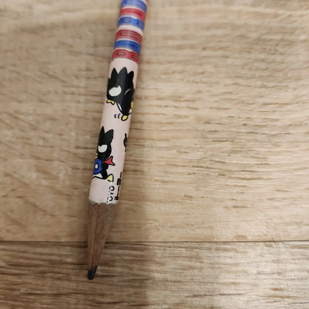 Sanrio Bad BADTZ-MARU Pencil Japan HB Used Sharpened Pink